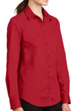 BSMC LADIES LONG SLEEVE BUTTON COLLAR