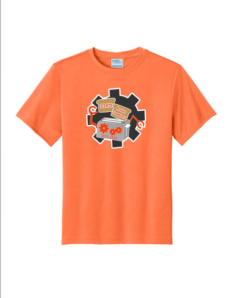 MMS ORANGE 8487  PERFORMANCE T-SHIRT SHORT SLEEVE