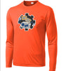 MMS ORANGE 8487 ADULT LONG SLEEVE PERFORMANCE T-SHIRT